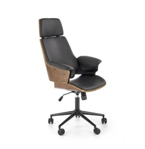 Кресло компьютерное HALMAR WEBER ореховый/черный