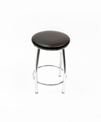 Табурет ВВР Премиум шоколад/хром, экокожа