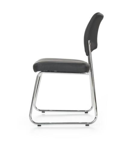 Стул HALMAR RAPID черный/хром
