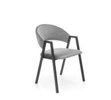 Стул HALMAR K473 серый/черный