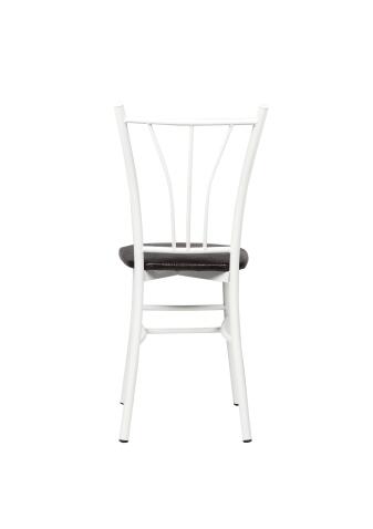 Стул ВВР Трилогия шоколад крокодил/белый, экокожа