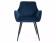 Стул SIGNAL APPLE Velvet Bluvel 86 синий/черный