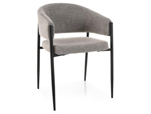 Стул SIGNAL AKITA t.232 серый/черный