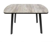 Стол ВВР Пластиковый Сосна пандероса/черный профиль 110/70