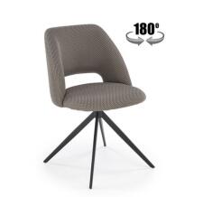 Стул HALMAR K546 серый/черный, поворотный