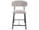 Стул барный SIGNAL ELTON H-2 t.231 бежевый/черный