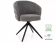 Стул SIGNAL ORES t.252 серый/черный, поворотный