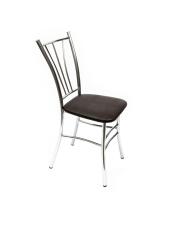 Стул ВВР Трилогия шоколад крокодил/хром, экокожа