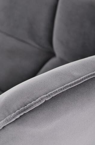 Кресло HALMAR BELTON серый/черный