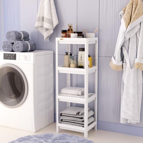 Стеллаж Sheffilton SHT-SS25-4 белый