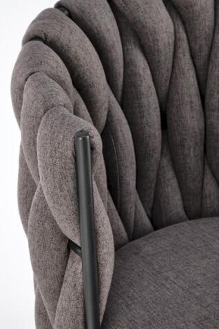 Стул HALMAR K516 серый/черный