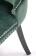 Стул HALMAR ALDA темно-зеленый/черный
