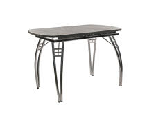 Стол ВВР Раздвижной пластиковый Каспий серый/Паук, 110-150/70