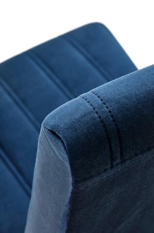 Стул HALMAR DIEGO 2 Monolith 77 синий/черный