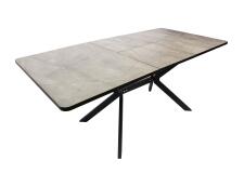 Стол ВВР Миллер Каспий бронзовый/черный №7, пластик 120-160/80