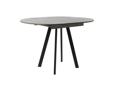 Стол ВВР Элип Камень светлый/черный профиль, ЛДСП