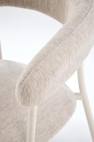 Стул HALMAR K557 бежевый/белый
