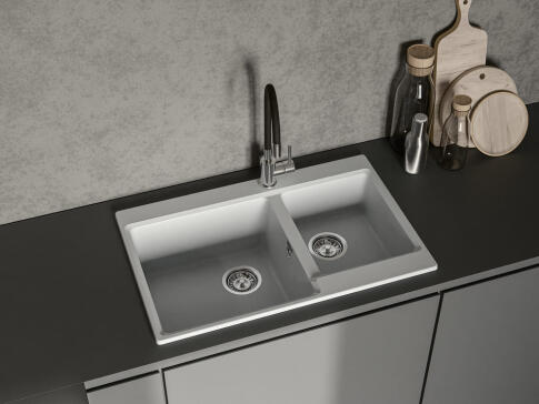 Кухонная мойка GRANFEST LEVEL LV-780K серый