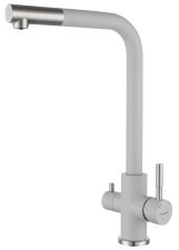 Смеситель для кухни GRANFEST QUARZ Z-5421 серый