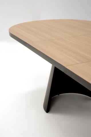 Стол обеденный HALMAR GIACOMO натуральный/черный 180-240/100