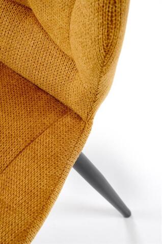 Стул HALMAR K548 горчичный/черный