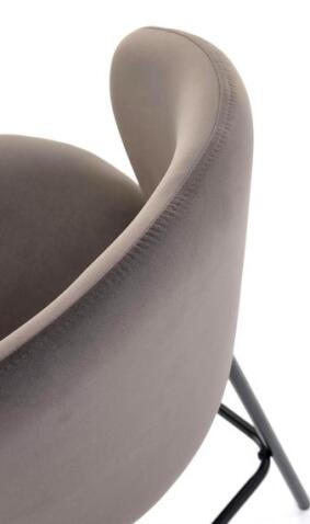 Стул барный HALMAR H121 серый/черный