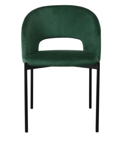 Стул HALMAR K455 темно-зеленый/черный