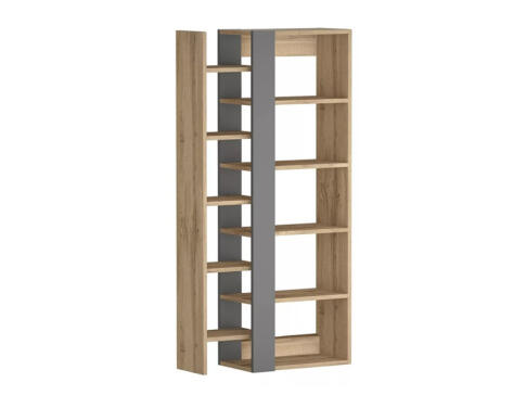 Стеллаж SIGNAL COMBO дуб вотан/антрацит 165/80