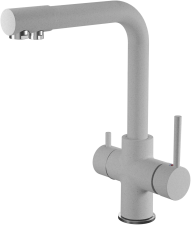 Смеситель для кухни GRANFEST QUARZ Z-5423 серый