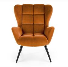 Кресло HALMAR TYRION корица/черный Кресло HALMAR TYRION корица/черный