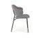 Стул HALMAR K497 светло-серый/черный