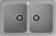 Кухонная мойка GRANFEST STANDART S-780K серый