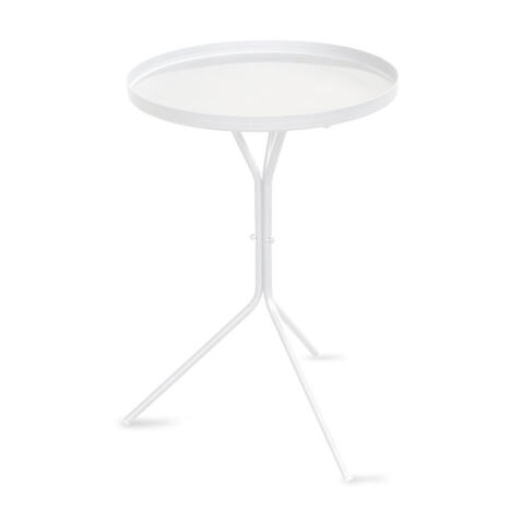 Стол журнальный Sheffilton SHT-CT11 артикул Сж-98 белый муар (+)