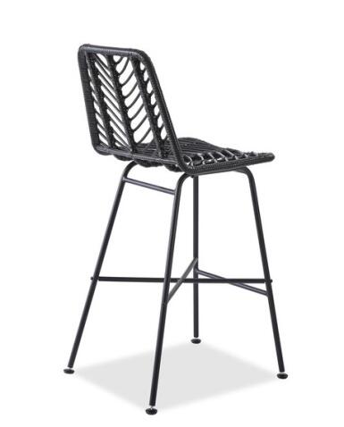 Стул барный HALMAR H97 черный/черный