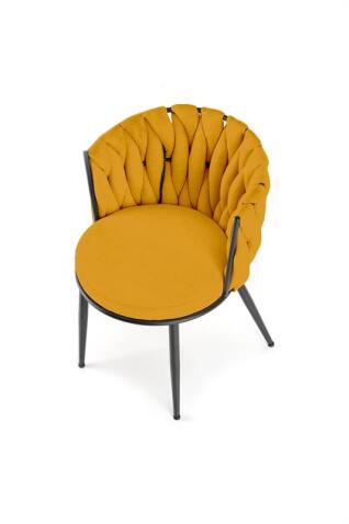 Стул HALMAR K516 горчичный/черный