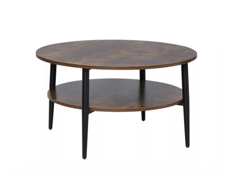 Стол журнальный SIGNAL ELLA A коричневый/черный