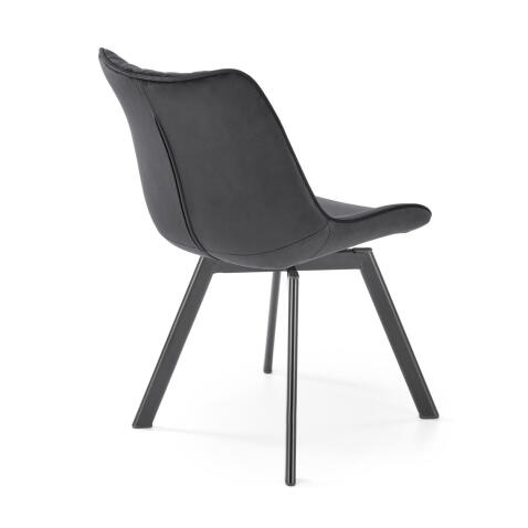 Стул HALMAR K520 черный/черный, поворотный