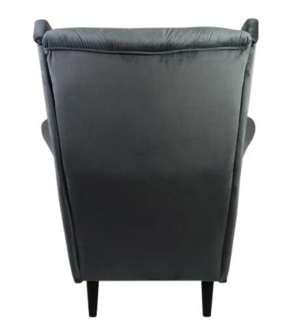 Кресло SIGNAL HARRY Velvet Bluvel 19 черный/венге