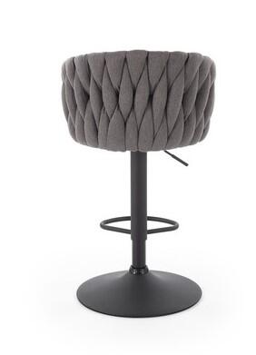 Стул барный HALMAR H125 серый/черный