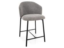 Стул барный SIGNAL OSAKA H-2 t.254 серый/черный