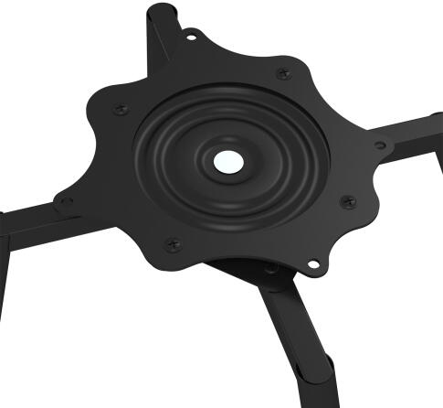 Каркас стула Sheffilton SHT-S950-VP черный муар, поворотный