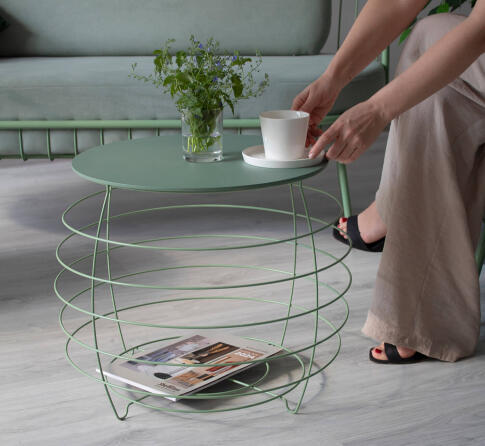 Стол журнальный Sheffilton SHT-CT77 бразо/мятный