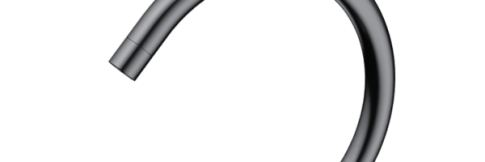 Смеситель для кухни Omoikiri Wakayama-GM вороненая сталь