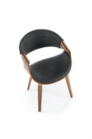 Стул HALMAR K544 черный/орех