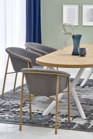 Стул HALMAR K489 серый