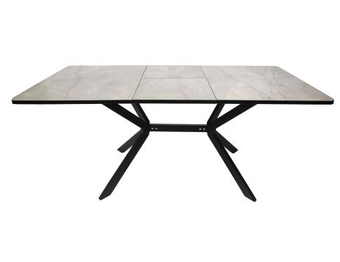 Стол ВВР Миллер Каспий бронзовый/черный №7, пластик 120-160/80