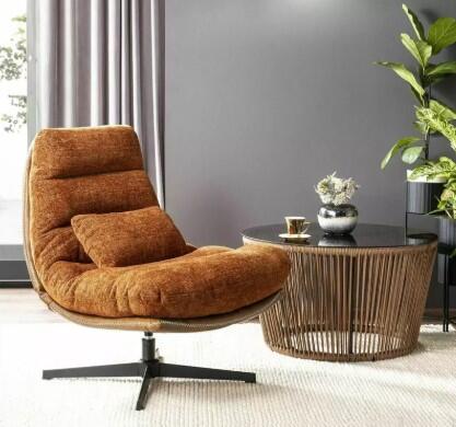 Кресло SIGNAL FELICIA Raven 44 корица/бежевый/черный мат