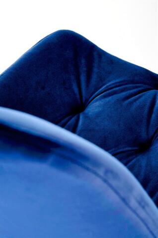 Стул HALMAR K519 синий/черный, поворотный