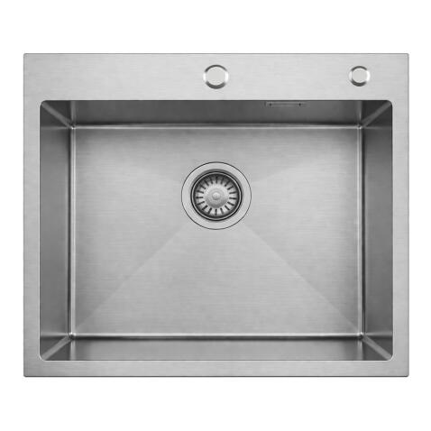 Кухонная мойка из нержавейки BLANTEK LS-5848S Brushed