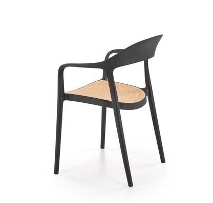 Стул HALMAR K530 черный/натуральный